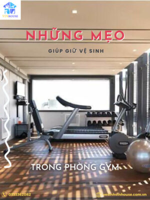 Những mẹo giúp giữ vệ sinh trong phòng gym